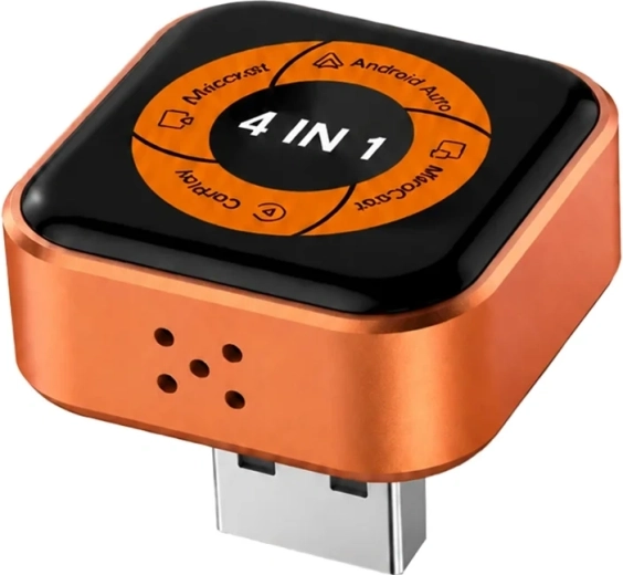 Carlinkit Mini Ultra 6 draadloze adapter 4-in-1 voor Apple CarPlay en Android Auto