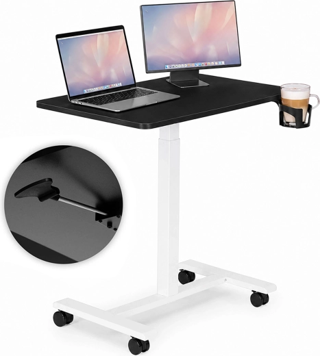 Mobiele in hoogte verstelbare laptoptafel ModernHome 70 × 48 cm