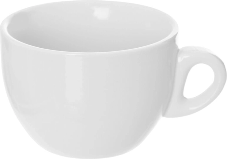 Porseleinen mok Mona voor cappuccino 0,21 l wit