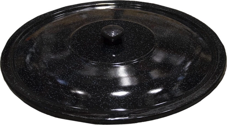 Deksel voor ketel 22 l – geëmailleerd, zwart