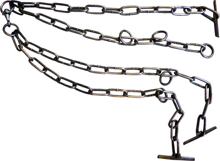 Dubbele bindriem voor vee 5 mm, 135 cm