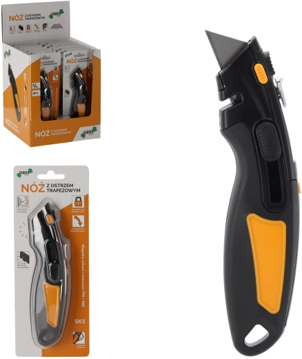 Veiligheidsmes met trapeziumvormig SK5‑blad