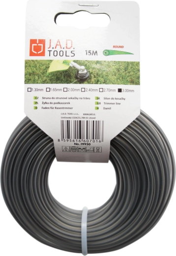 Ronde trimmerdraad 1,6 mm, 15 m