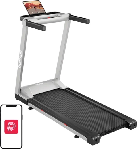 DeerRun A1 Pro opvouwbare elektrische loopband zilver