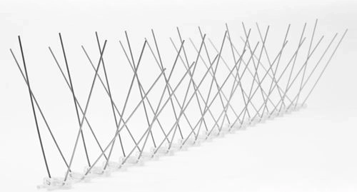 Afweerpinnen tegen vogels 50 cm, 40 pinnen (set van 12 stuks)