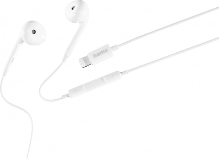 bedrade oortjes met Lightning-connector en microfoon Glow