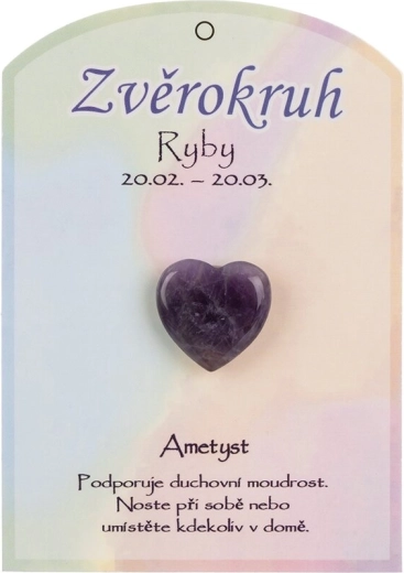 Amethisten hart Vissen