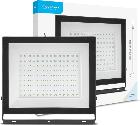 Modee LED-schijnwerper E‑series Slim 100 W, 120°, 8000 lm, koel wit