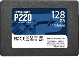 Patriot P220 SSD 128GB SATA III 2,5