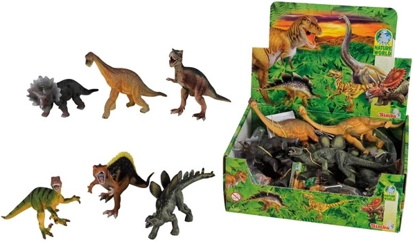 Rubberen dinosaurus 14–16 cm, willekeurige keuze - 1 stuk