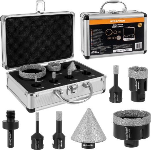 Set diamantzaagkronen Bigstren 6–68 mm
