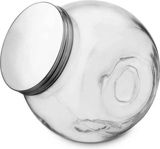 Glazen voedselcontainer 3 l met schroefdeksel