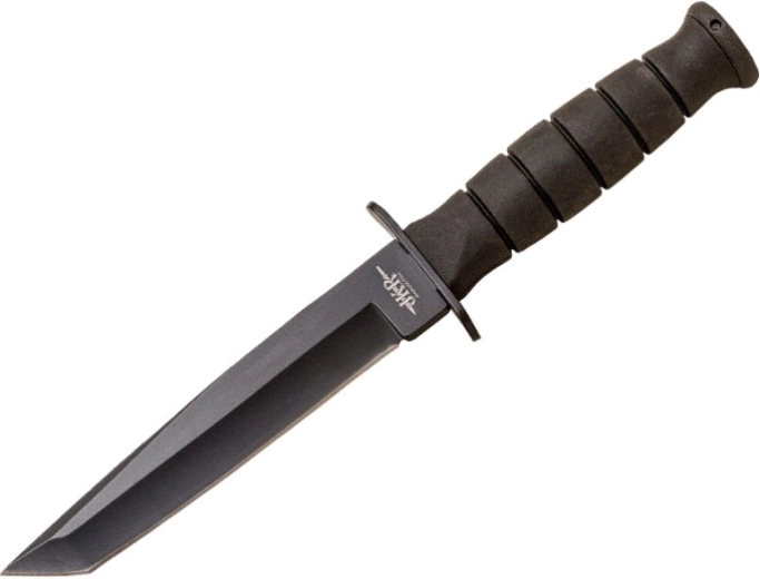 Tactisch mes JOKER Combat Tanto, 15 cm, zwart, ABS handgreep, nylon hoes