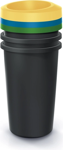 Set Compacta R Drop prullenbakken 3×25 l