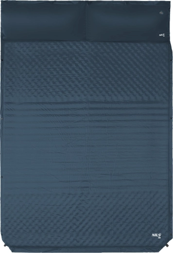 Zelfopblazend tweepersoons slaapmat NILS CAMP NC4060 grijs