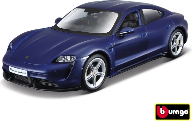Bburago Porsche Taycan Turbo op schaal 1:24
