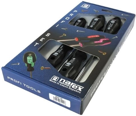 PROFI platte schroevendraaierset, 5-delig