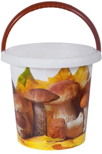 Kunststof emmer met decor 10 l, diverse motieven