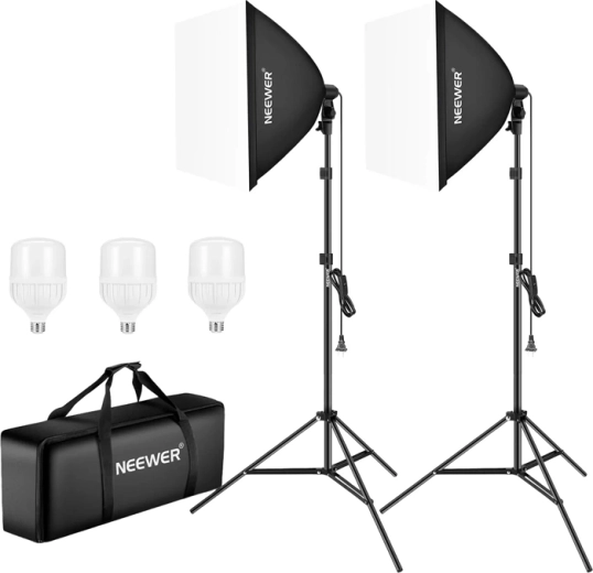 NEEWER NK200 studioverlichtingsset met softboxen