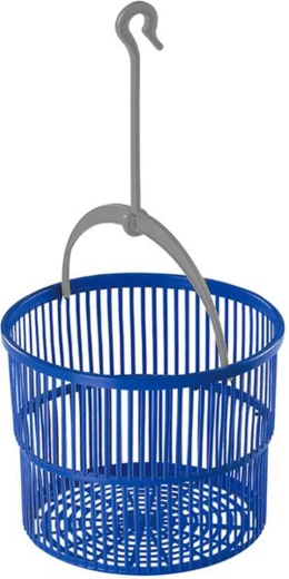 Mandje voor wasknijpers met haak 19 × 19 cm