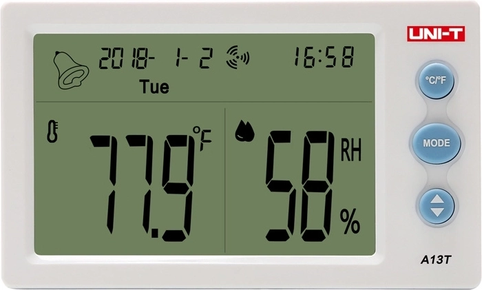 Uni-T A13T temperatuur- en vochtigheidsmeter