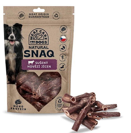Dog Snaq gedroogde runder­slokdarm voor honden 100 g