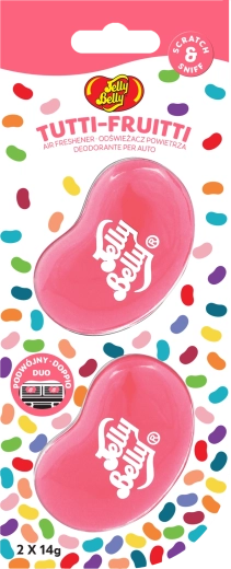 Jelly Belly ventilatie-luchtverfrisser voor in de auto Tutti Frutti duo