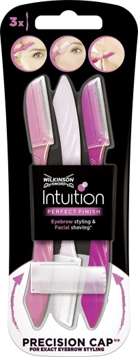 Wilkinson Intuition Perfect Finish wenkbrauwtrimmer 3 stuks