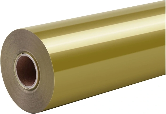 Glanzende zelfklevende folie HTVRONT 30,5 × 180 cm goud