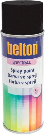 Spuitlak BELTON RAL 9005 zwart glanzend 400 ml