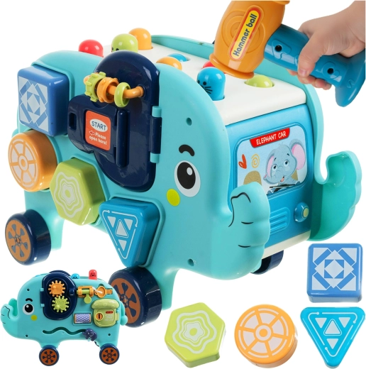 Kruzzel interactieve educatieve olifant Montessori - 1 stuk