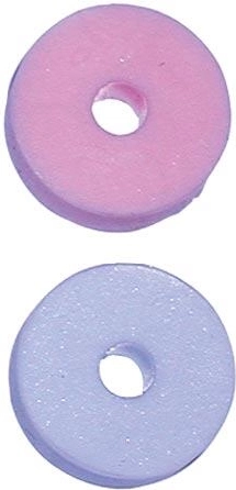 Platte siliconen zittingen/klepafdichtingen 3/8" (2 stuks)
