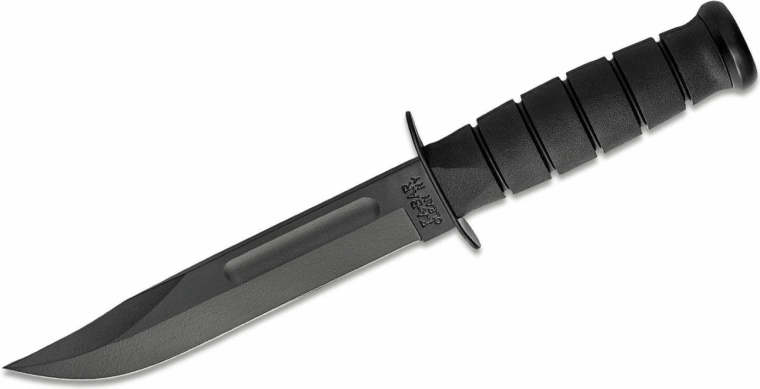 Ka-Bar Full Size Black – outdoor mes 18 cm met Kydex schede