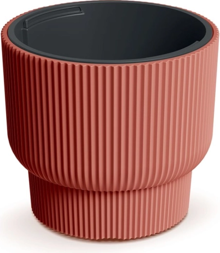 Bloempot Milly met binneninzet koperkleurig 39,5 cm