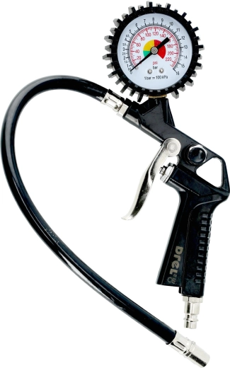 Blaaspistool met manometer Drel