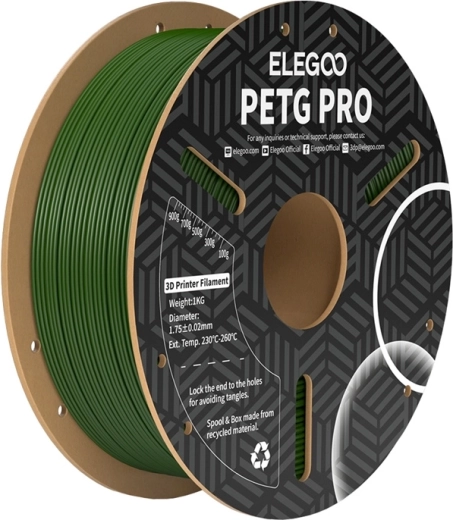 ELEGOO PETG Pro filament olijfgroen