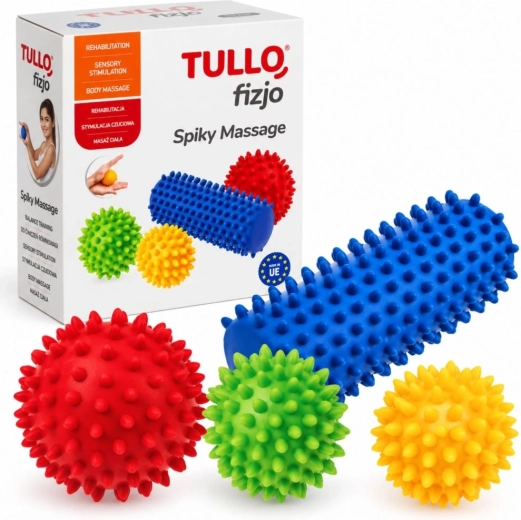 Tullo massageset met noppen, 4-delig
