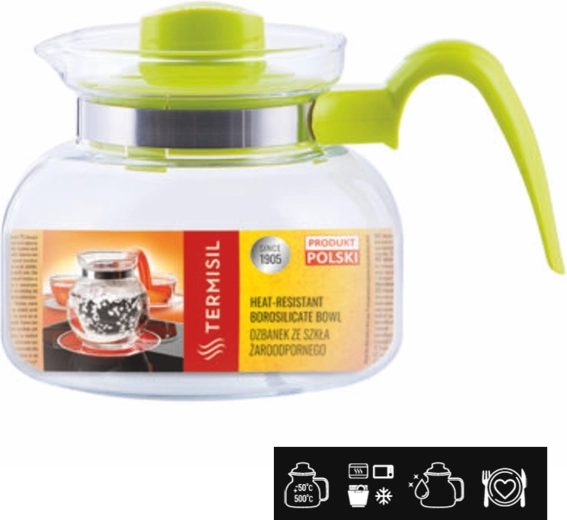 Hittebestendige glazen kan 1 l TERMISIL Maja