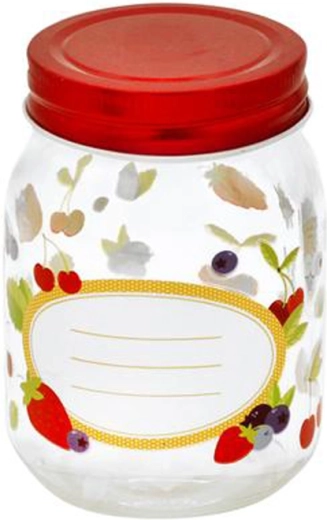 Weckpot met deksel Toro 380 ml fruit