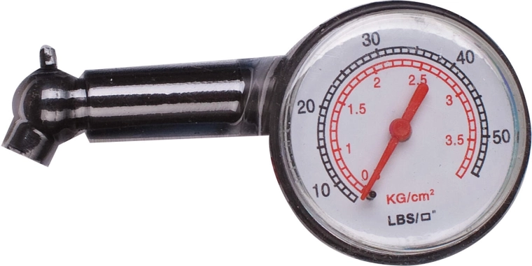 Bandenmanometer met dubbele schaal 0–3,9 bar / 0–55 psi