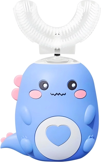 Sonic kindertandenborstel Renew Force 360° met U-opzetstuk blauw - 1 stuk