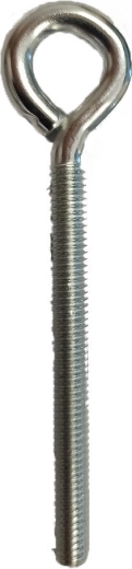 Gesloten oog met metrische schroefdraad M8 × 80 verzinkt (75 stuks)