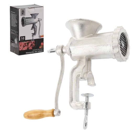 Handmatige vleesmolen nr. 10 van gietijzer