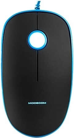 Modecom MC-M111 bekabelde optische muis blauw‑zwart