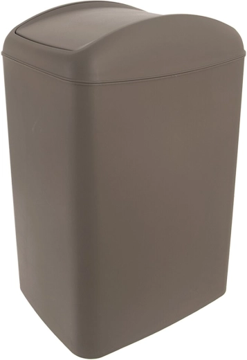 Afvalbak Waste met kanteldeksel 5 l bruin