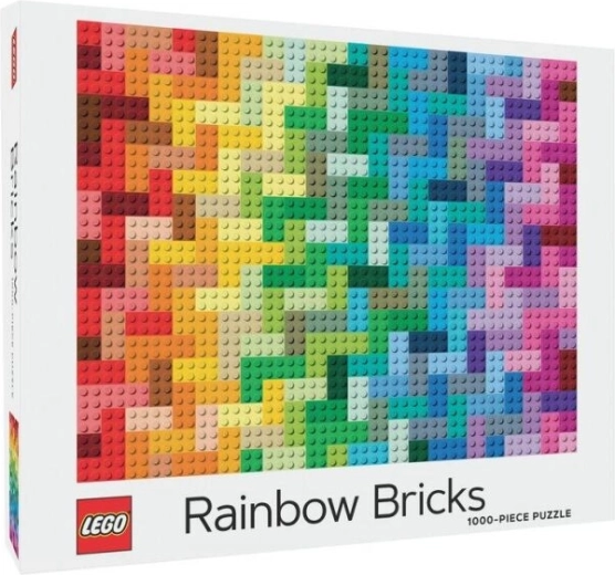 Chronicle Books puzzel LEGO regenboogstenen 1000 stukjes
