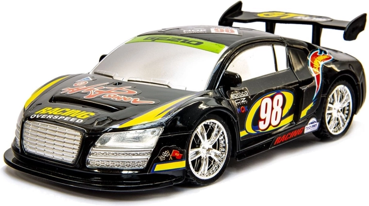 Op afstand bestuurbare raceauto