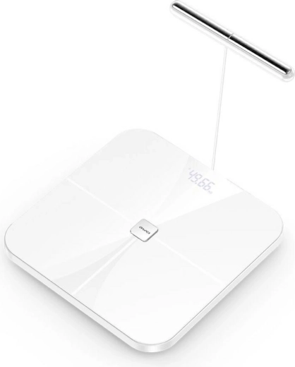 AWEI SS1 slimme personenweegschaal met Bluetooth 5.0 en lichaamsanalyse wit
