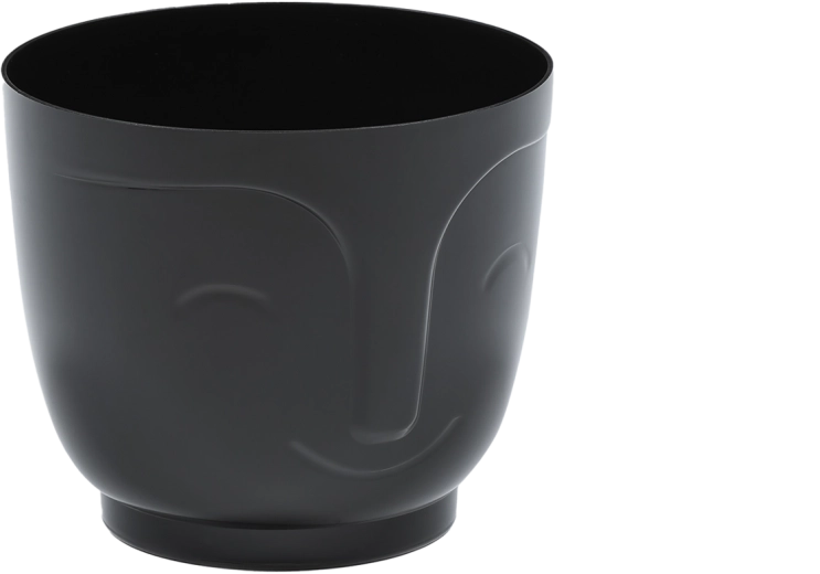 Decoratieve pothoes Atena 14 cm zwart