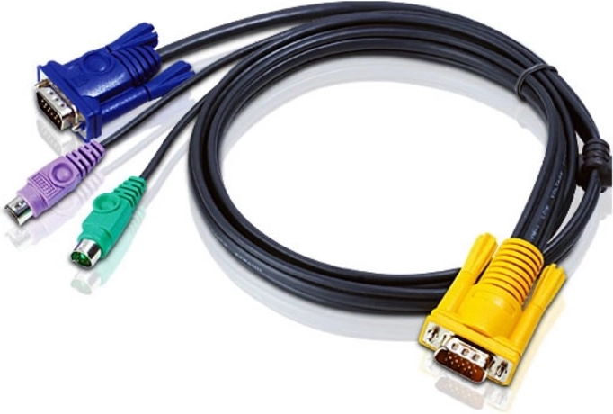 PS/2 KVM-kabel 3-in-1 SPHD ATEN